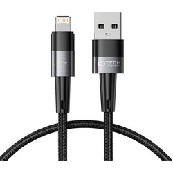Tech-Protect Ultraboost Braided USB-A to USB-C 66W 0.25m Black 9490713934128