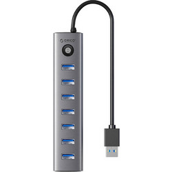 Orico CL7U USB Hub 3.0 USB-A με 7 Θύρες USB-A & Εξωτερική Παροχή Ρεύματος