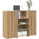 vidaXL Γραφείο Reception Ξύλινο με Βιβλιοθήκη 55x50x103.5cm 3324195