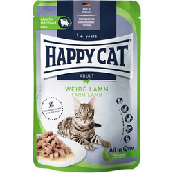 Happy Cat Adult with Farm Lamb in Gravy 85gr