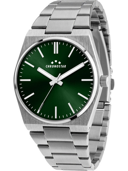 Chronostar Supreme Ανδρικό Ρολόι με Ασημί Μεταλλικό Μπρασελέ R3753315001