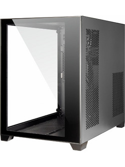 Inter-Tech C-501 Aspect Mini Tower Κουτί Υπολογιστή με Πλαϊνό Παράθυρο