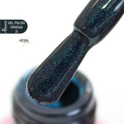 Alezori Viridian 21 Glitter Ημιμόνιμο Βερνίκι Νυχιών 15ml