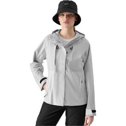 4F Αθλητικό Γυναικείο Μπουφάν Softshell Μακρύ Εκρού 4FWSS25TTJAF710-27S