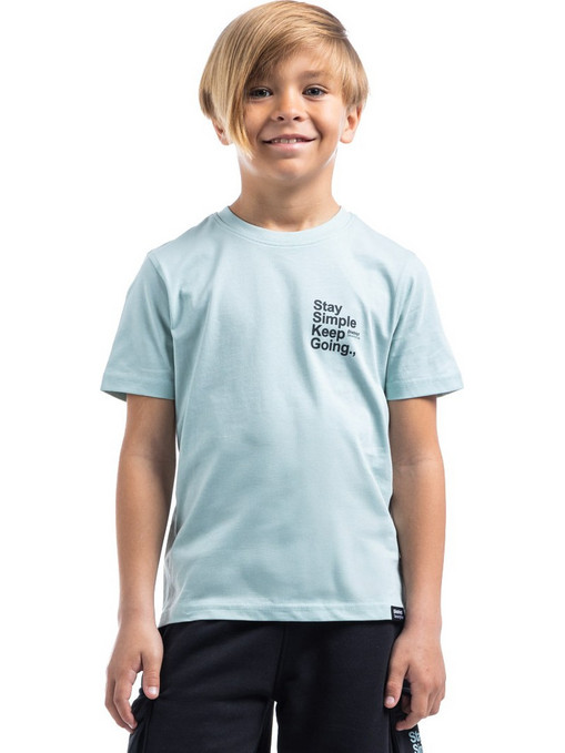 District75 Παιδικό T-Shirt Κοντομάνικο Βεραμάν 125KBSS-380-0C8