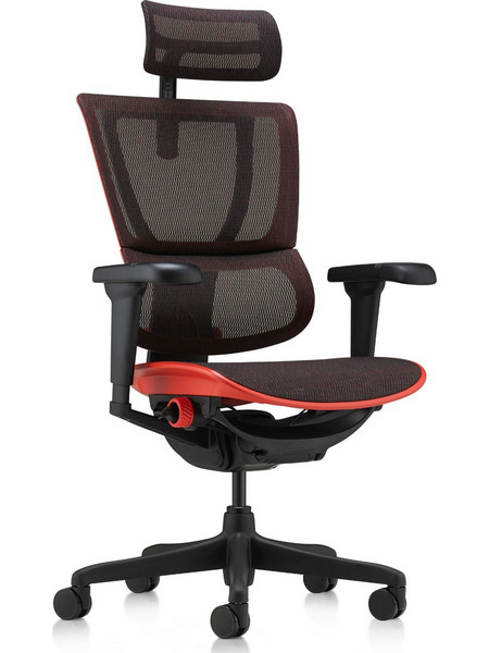 Comfort Workspace Ergohuman Καρέκλα Gaming Mesh με Ρυθμιζόμενα Μπράτσα και Υποπόδιο Equator Red 114175