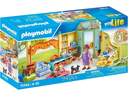 Playmobil My Life Σταθμός Φροντίδας Κουταβιών για 4-10 Ετών 71743
