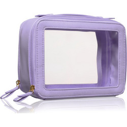 BrushArt Accessories Make-Up Case Γυναικείο Νεσεσέρ Ταξιδίου με Θήκες 23x8x17cm Λιλά