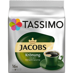 Tassimo Κάψουλες Espresso Kronung Συμβατές με Μηχανή Tassimo 16τμχ