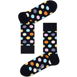 Happy Socks Βαμβακερές Γυναικείες Κάλτσες Μαύρες Πολύχρωμες BD01-099