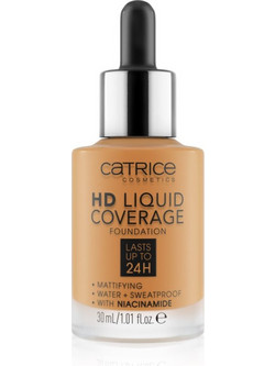 Catrice HD Liquid Coverage 066 Warm Toffee Liquid Foundation 30ml