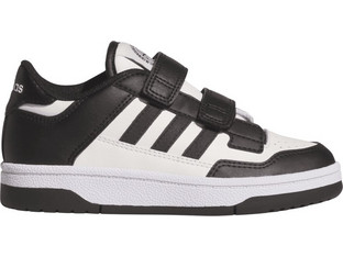 Adidas Rapid Court Παιδικά Sneakers Μαύρα Λευκά JP7654