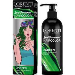Lorenti Haircolor Green Ημιμόνιμη Βαφή Μαλλιών 250ml