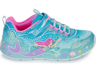 Skechers Mermaid Dreams Παιδικά Sneakers Τιρκουάζ Φούξια 303060L-BLMT