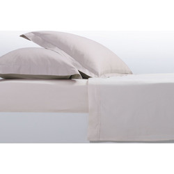 Nef-Nef Σεντόνι King Size Βαμβακοσατέν 280x270 Elements 24 Ecru