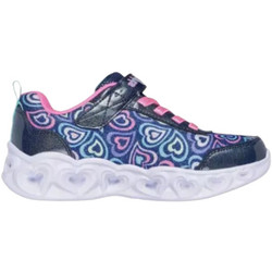 Skechers Παιδικά Sneakers με Φωτάκια Navy Μπλε Φούξια 303257L-NVMT