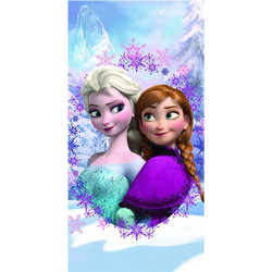 Borea Frozen Heart Παιδική Πετσέτα Θαλάσσης Γαλάζια 70x140cm