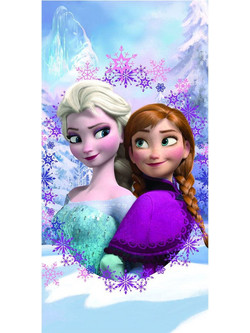 Borea Frozen Heart Παιδική Πετσέτα Θαλάσσης Γαλάζια 70x140cm