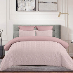 Astron Σεντόνι Μονό Βαμβακερό με Λάστιχο 160x200+30 Boho Dusty Rose