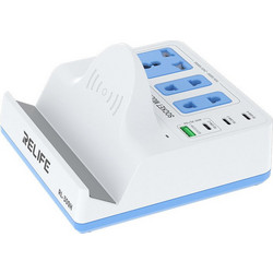 Relife RL-309H Βάση Φόρτισης με Θύρα USB-A & 3 Θύρες USB-C 72W Quick Charge 3.0 & Power Delivery