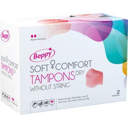 Beppy Soft Comfort Dry Ταμπόν για Κανονική Ροή 2 Σταγόνες 2τμχ