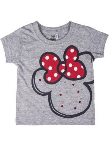 Cerda Minnie Mouse Παιδικό T-Shirt Κοντομάνικο Γκρι 2200004946