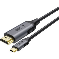 Tech-Protect Καλώδιο HDMI 2.0 HDMI Male to USB-C Male 1.8m Black