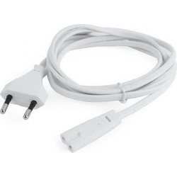 Cablexpert PC-184/2-W Καλώδιο Τροφοδοσίας Euro to IEC C7 1.8m