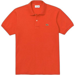 Lacoste Ανδρική Μπλούζα Polo Κοντομάνικη Πορτοκαλί 3L1212-3B2