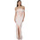 Mind Matter Ambrosia Maxi Καλοκαιρινό Φόρεμα για Γάμο / Βάπτιση Nude Ambrosia MML25-01-07-037