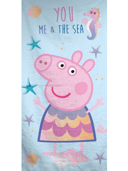 Peppa Pig Παιδική Πετσέτα Θαλάσσης Γαλάζια 70x140cm BRM015333