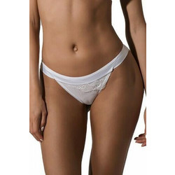 Luna Γυναικείο String με Δαντέλα Λευκό 24062