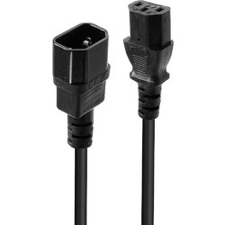 Lindy 303200 Προέκταση Καλωδίου Τροφοδοσίας IEC C14 to IEC C13 0.5m
