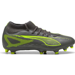 Puma Puma Ultra 5 Play+ FG/AG 108168-03 Ποδοσφαιρικά Παπούτσια με Τάπες και Καλτσάκι Μαύρα Πράσινα