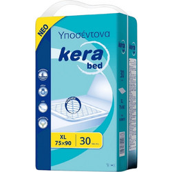 Kera XLarge Υποσέντονα Ακράτειας 75x90cm 30τμχ