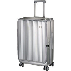 RCM 501 Βαλίτσα Μεσαία 64x41x27cm με 4 Ρόδες Ασημί