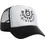 District75 Ανδρικό Καπέλο Jockey με Δίχτυ Snapback Υφασμάτινο Μαύρο Λευκό 125UCP-139-091