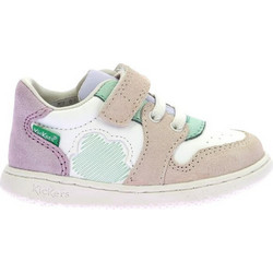Kickers Παιδικά Sneakers Μπεζ Λιλά 1213531-10-0