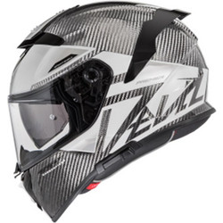 Premier Devil Carbon MN8 Black White Κράνος Μηχανής Full Face 1430gr