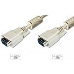 Digitus AK-310103-050-S Καλώδιο VGA Male to VGA Male 5m
