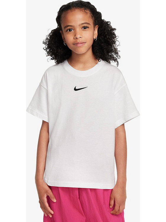 Nike Παιδικό T-Shirt Μακρυμάνικο Λευκό FZ5539-100