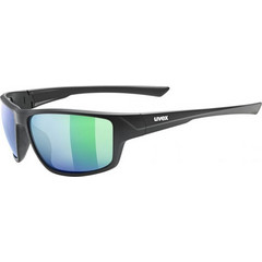Uvex Sportstyle 230 Αθλητικά Ανδρικά Γυαλιά Ηλίου Ορθογώνια Κοκάλινα Πράσινα με Πράσινο Καθρέπτη Φακό