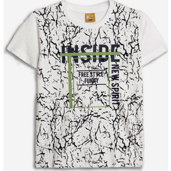 Funky Παιδικό T-Shirt Κοντομάνικο Λευκό Μαύρο 125-105105-1