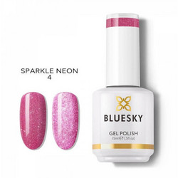 Bluesky Sparkle Neon 4P Ημιμόνιμο Βερνίκι Νυχιών 15ml