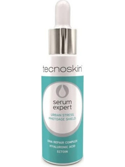 Tecnoskin Expert Urban Stress Photoage Shield Αντιγηραντικό Serum Προσώπου με Υαλουρονικό 30ml