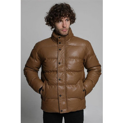 Biston Ανδρικό Μπουφάν Χειμωνιάτικο Puffer Καφέ 48201015
