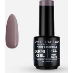 Elixir Semi Gel 174 Deep Taupe Ημιμόνιμο Βερνίκι Νυχιών 15ml