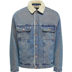 Only & Sons Ανδρικό Μπουφάν Τζιν Μπλε 22030970