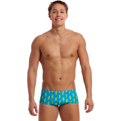 Funky Trunks Αθλητικό Ανδρικό Μαγιό Σλιπ με Σχέδια Τιρκουάζ FTS001M72086