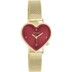 Oozoo Timepieces Γυναικείο Ρολόι με Χρυσό Μεταλλικό Μπρασελέ C11453